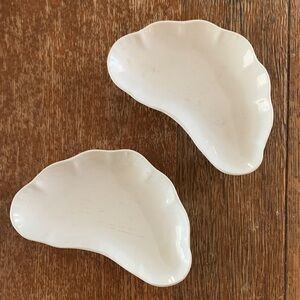 Vintage Ironstone Bone Dishes Royal Semi- porcelain, Johnston Bros, England